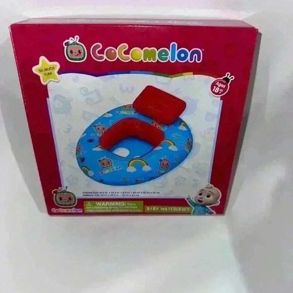 Cocomelon Water Craft Inflatable Float Floatie Pool Swimming NEW Baby Toddler - Picture 4 of 6